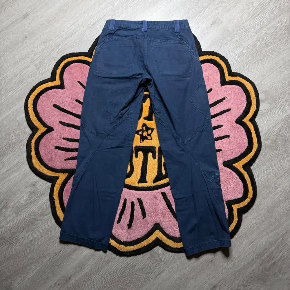 Patagonia Embroidered Logo Casual Mountain Hiking Pants Size 28 Navy Blue